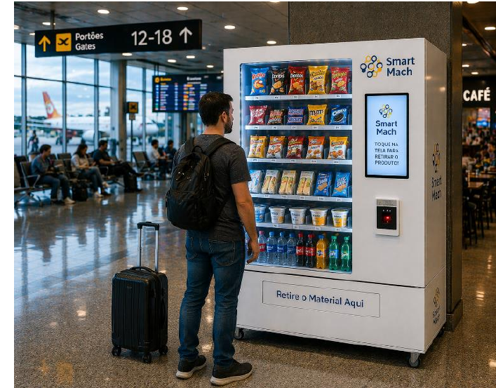 Vending Machine em Aeroporto