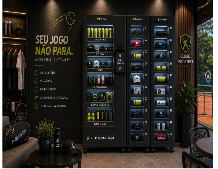 Vending Machine em Clube Esportivo