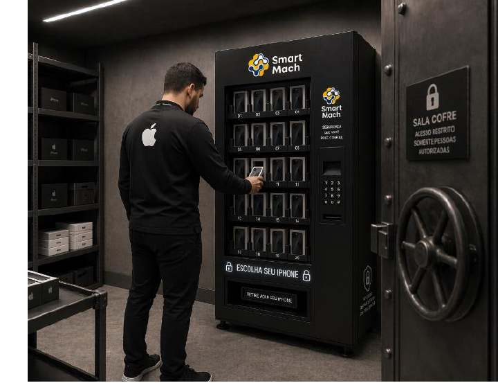 Vending Machine em Sala Cofre